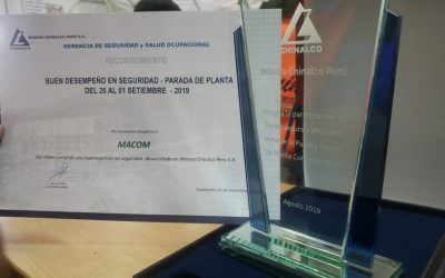 Minera Chinalco del Perú, reconoce a MACOM