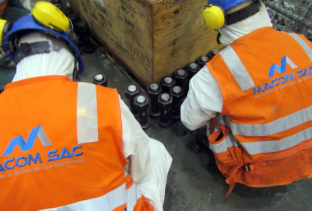 Compañía Minera Antamina – Inspección de Elongación de Pernos en Molino SAG y Molino de BOLAS