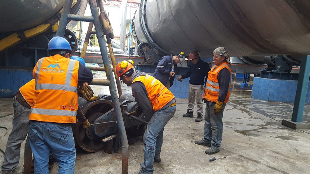 Pesquera Diamante lll – Mantenimiento de Secador de 96tn a Vapor Tipo Rotatubo